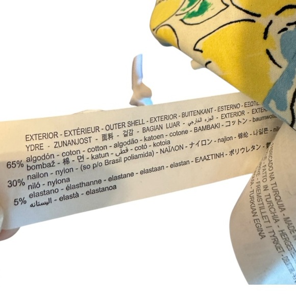 ZARA Yellow Floral Halter Mini Dress XS – Open Back, Summer Party Style - Picture 5 of 6